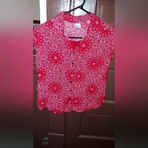 Womens bandana shirt